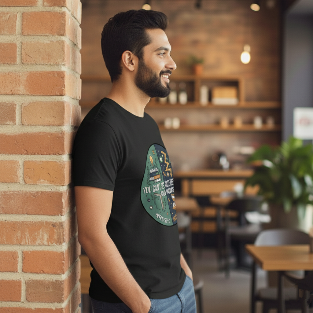 Stay Consistent, Stay Inspired: Premium Organic Cotton Half Sleeve T-Shirt | Bio-Washed | 180 GSM