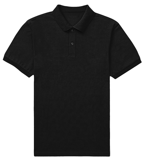 Men's Classic Black Polo Shirt - Premium Cotton | Effortless Style & Comfort