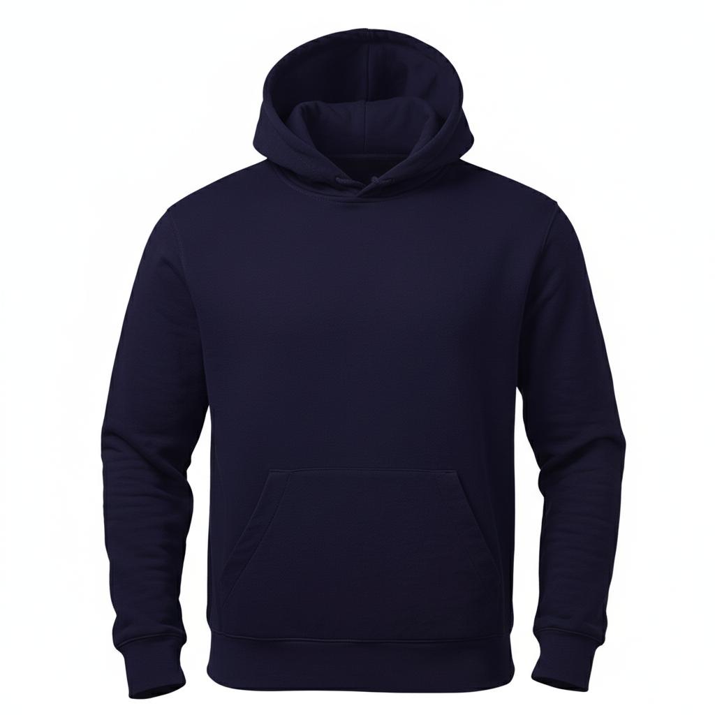 Unleash Your Style: Premium Navy Blue Pullover Hoodie