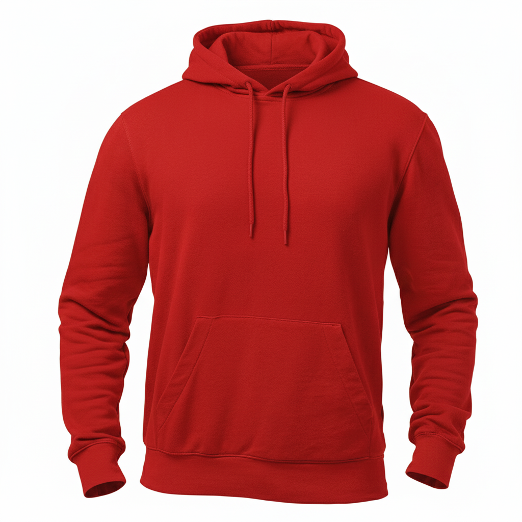 Unleash Your Style: Premium Red Pullover Hoodie