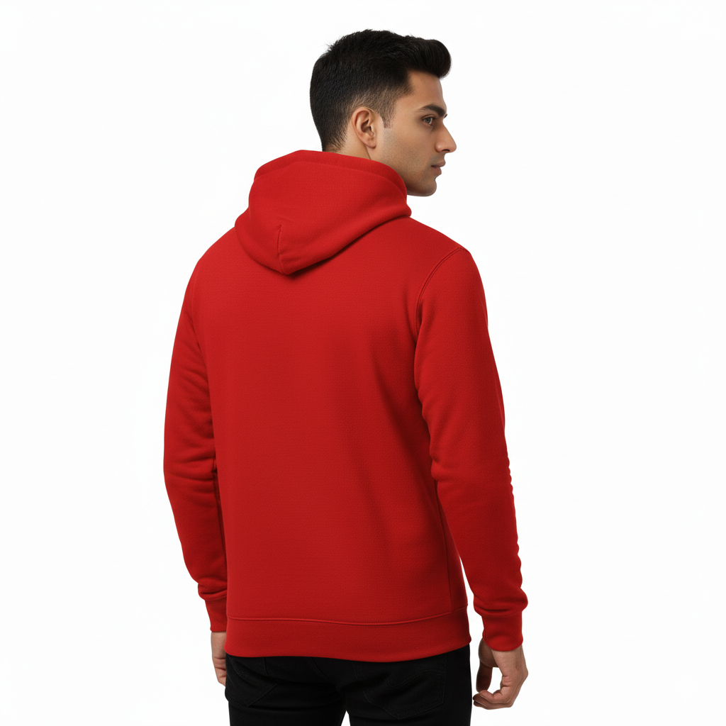 Unleash Your Style: Premium Red Pullover Hoodie