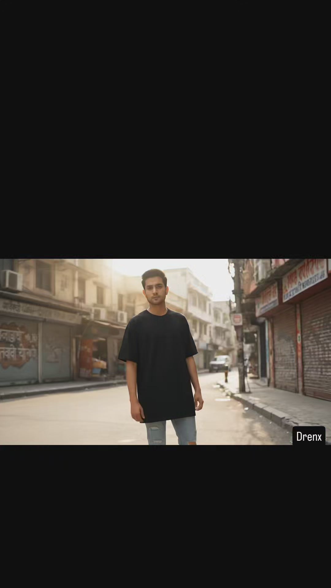 "BOYS DON'T CRY" Empowering Black Oversized T-Shirt for Men