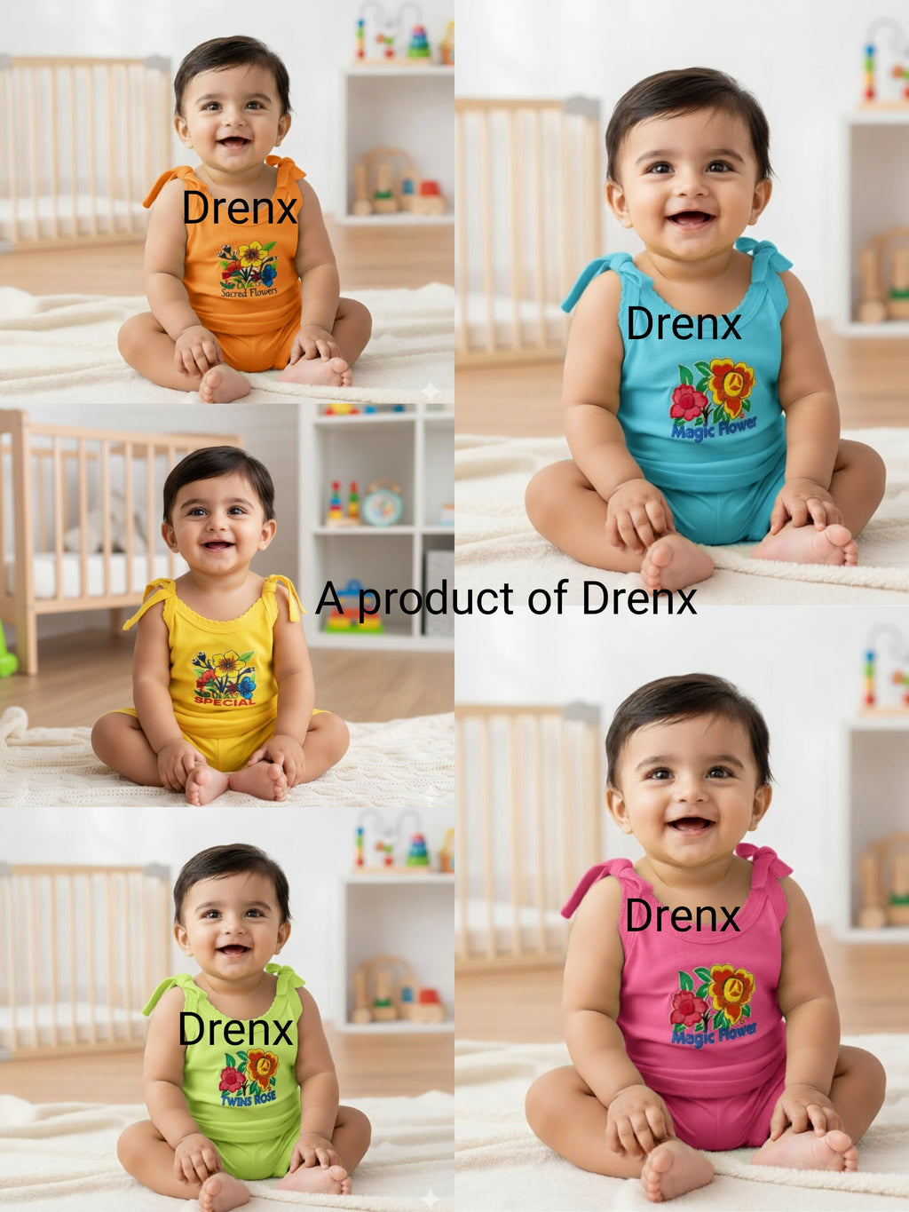 New Born Baby Set Dress Pack of 5